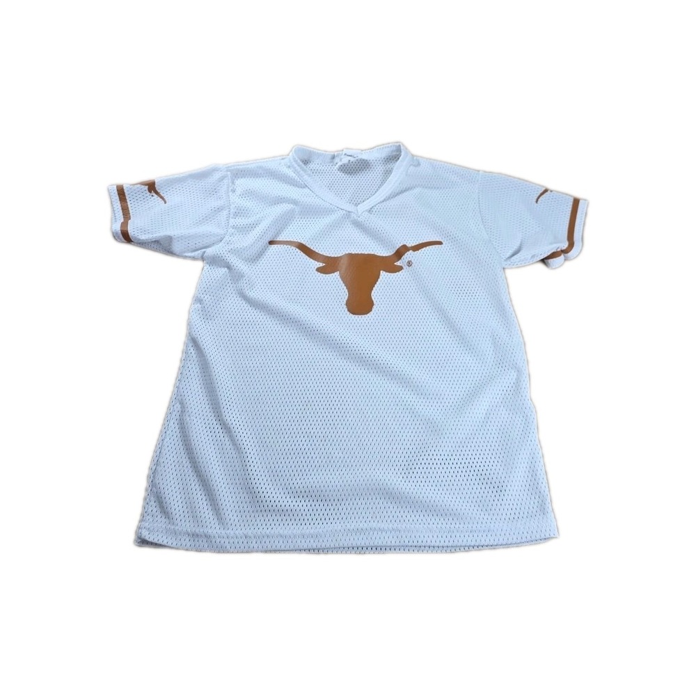 TEXAS LONGHORNS FRANKLIN FOOTBALL MEDIUM JERSEYS‎ WHITE ORANGE EUC